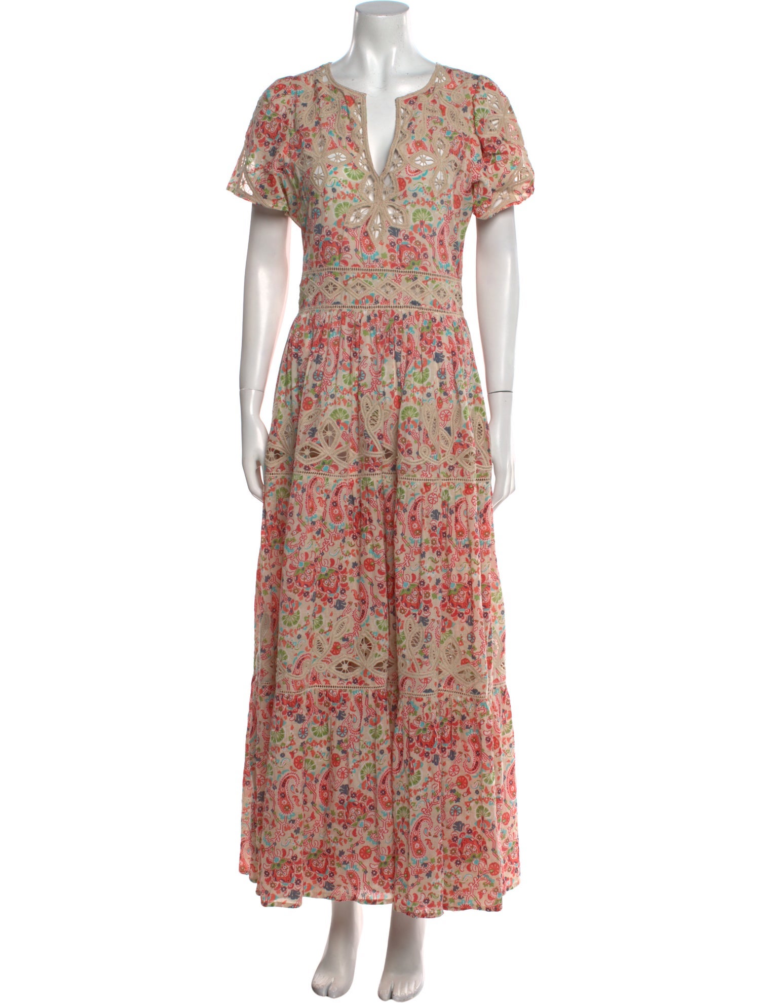 Calypso St. Barth Floral Print Long Dress